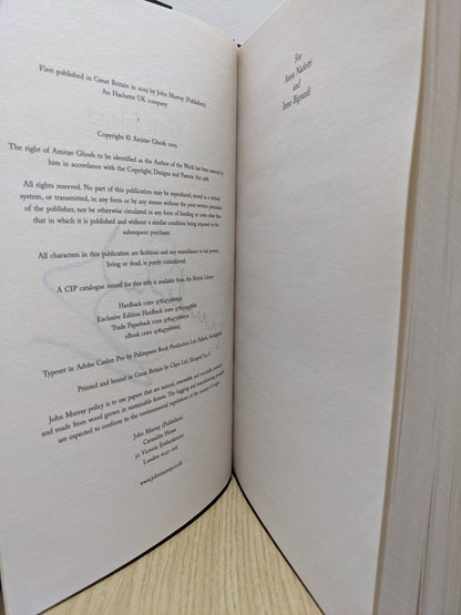 Gun Island by Amitav Ghosh (Signed First Edition) - Fialta Books