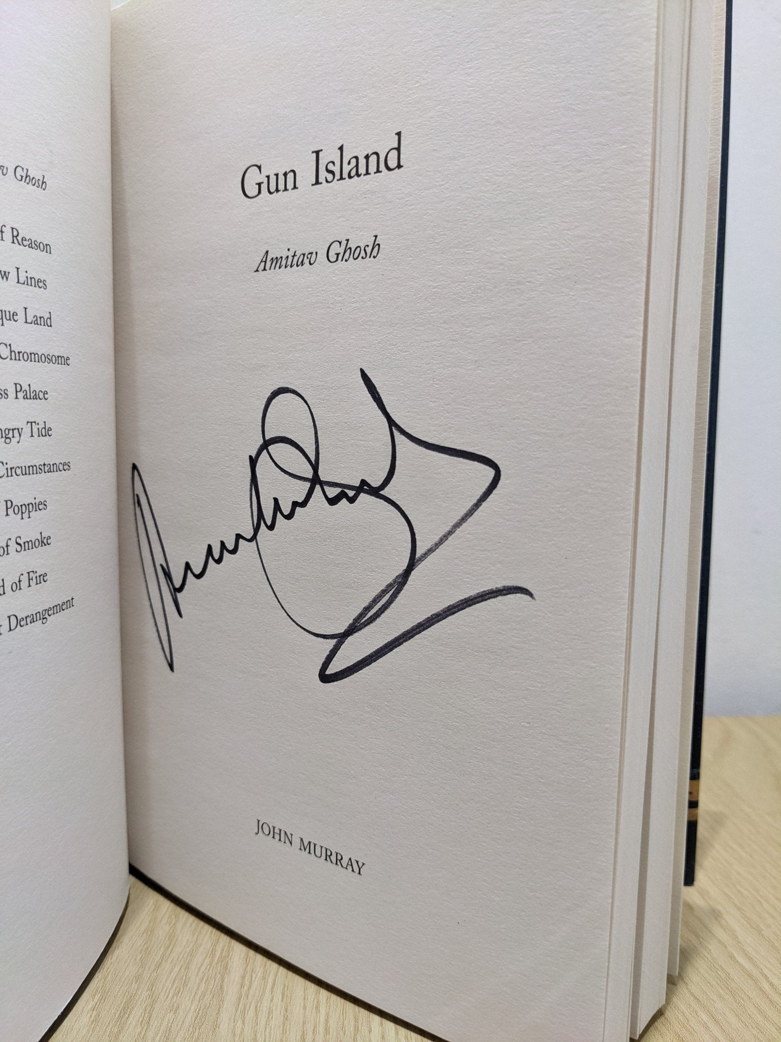 Gun Island by Amitav Ghosh (Signed First Edition) - Fialta Books