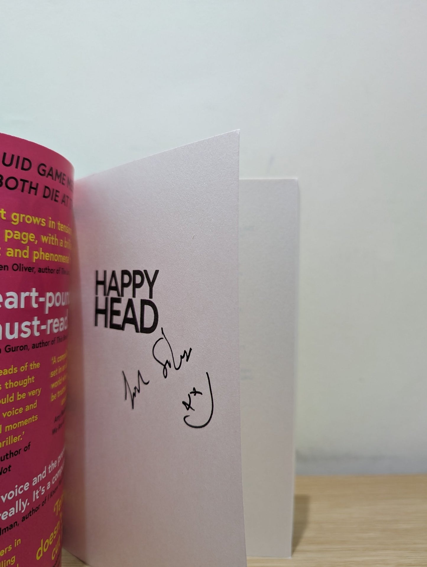 HappyHead by Josh Silver (Signed First Edition) - Fialta Books