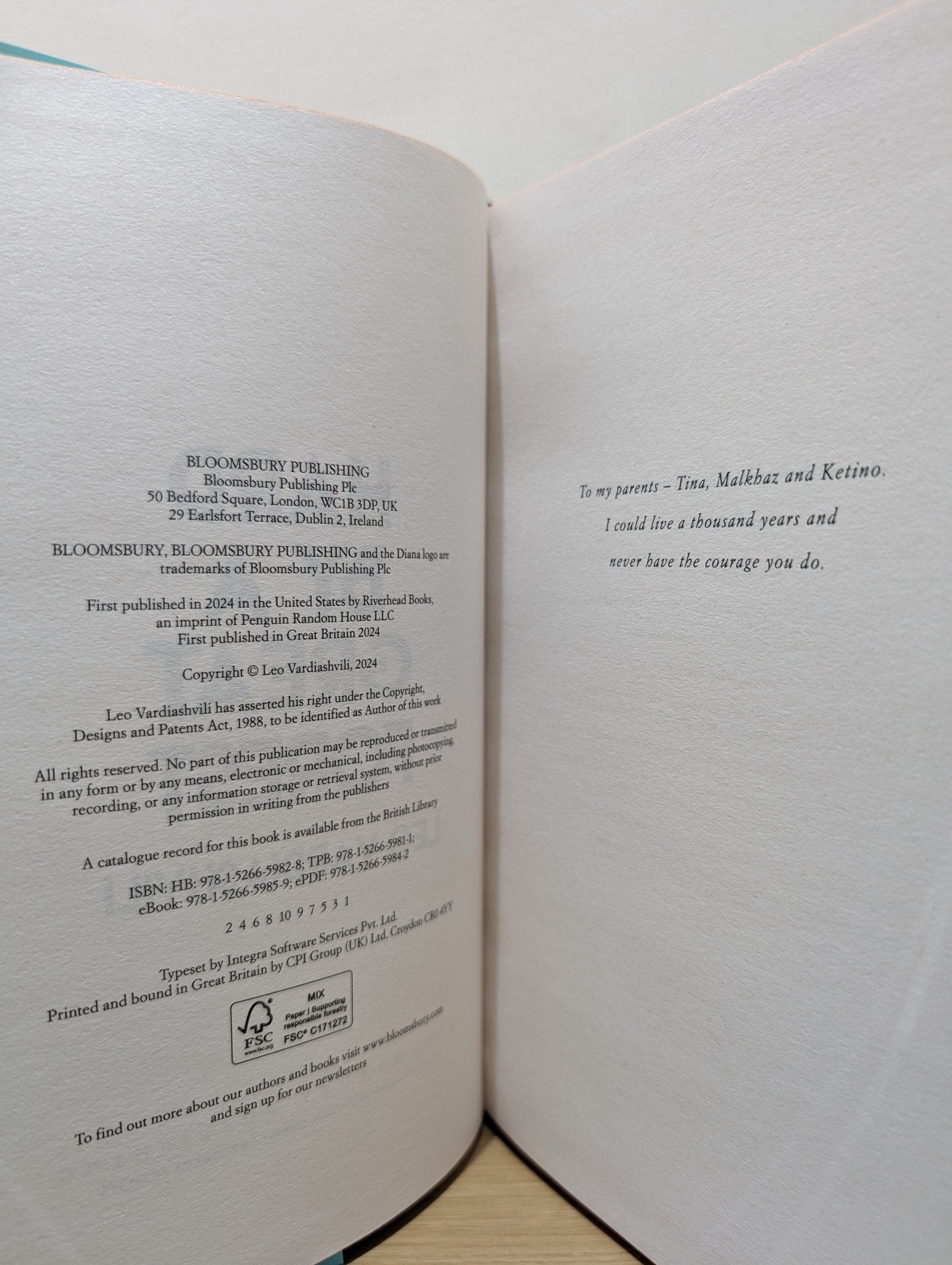 Hard by a Great Forest by Leo Vardiashvili (Signed Lined First Edition with sprayed edges) - Fialta Books