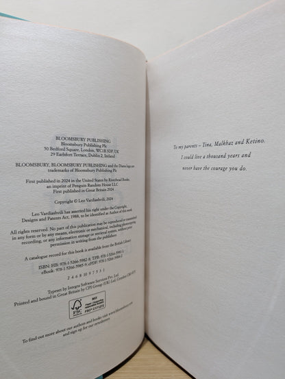 Hard by a Great Forest by Leo Vardiashvili (Signed Lined First Edition with sprayed edges) - Fialta Books