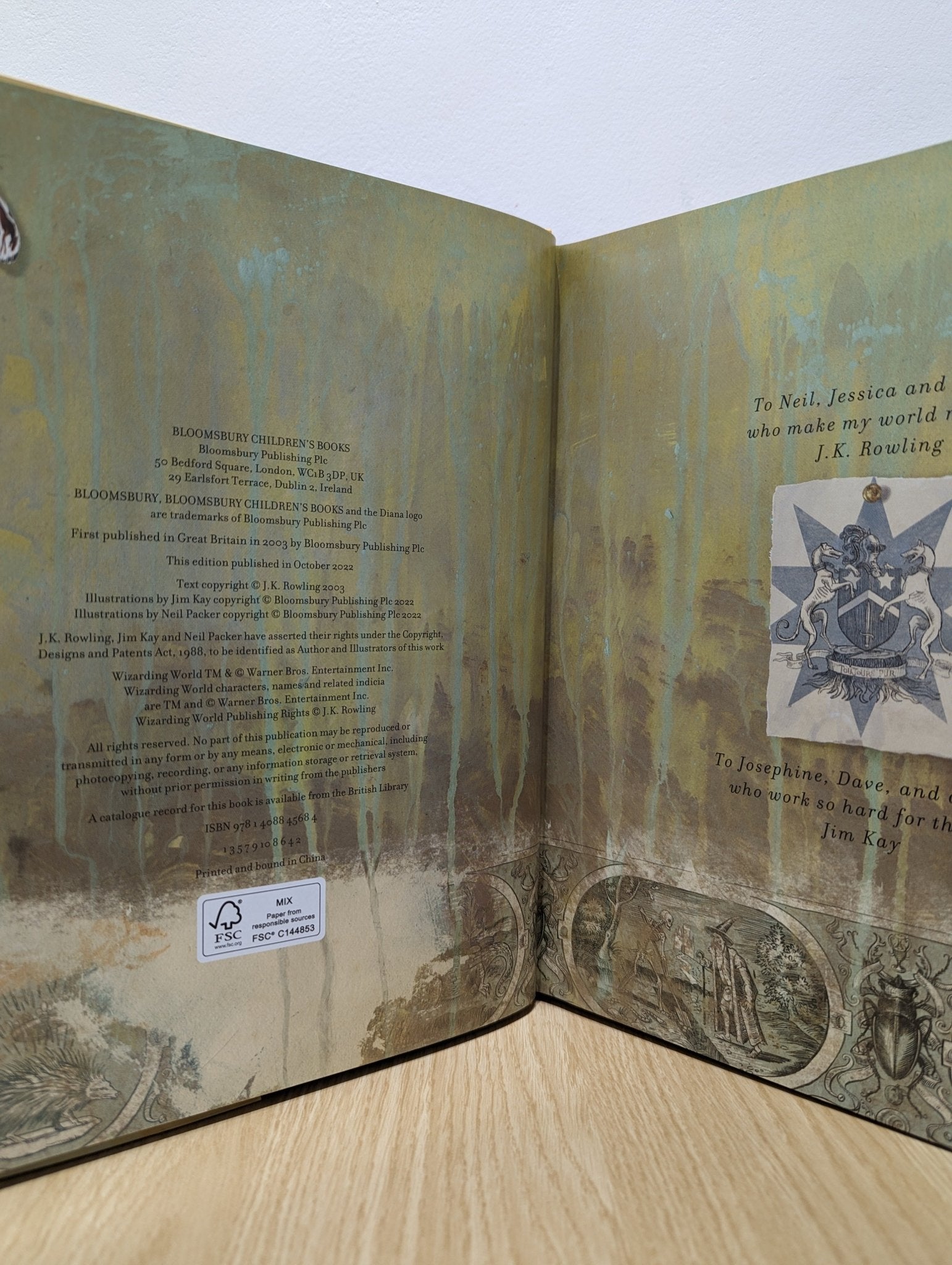 Harry Potter and the Order of the Phoenix Illustrated Edition by J.K. Rowling (Signed by the Illustrators) - Fialta Books