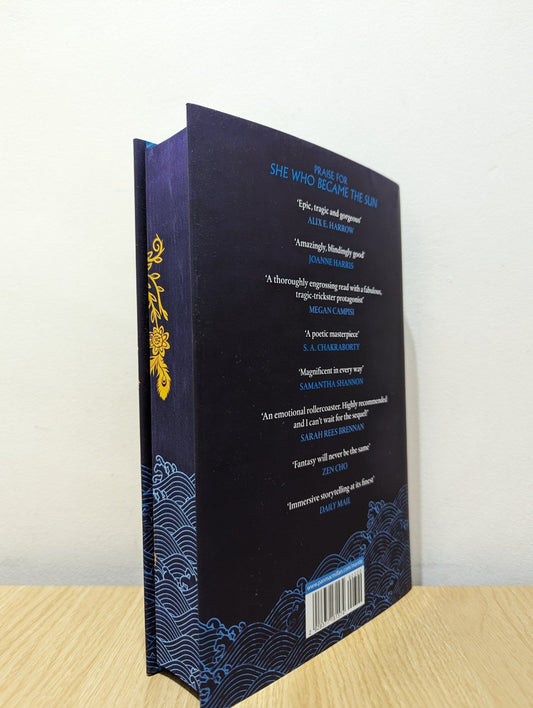 He Who Drowned the World by Shelley Parker - Chan (Signed First Edition with sprayed edges) - Fialta Books