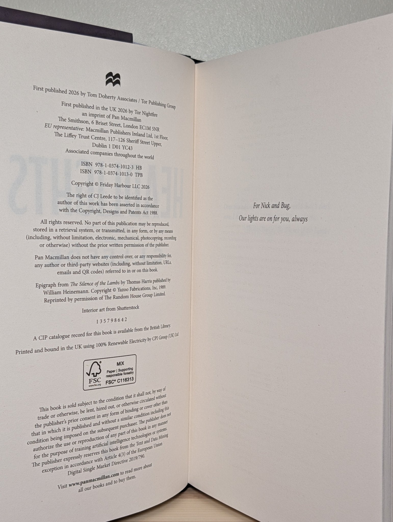 Headlights by CJ Leede (First Edition) - Fialta Books