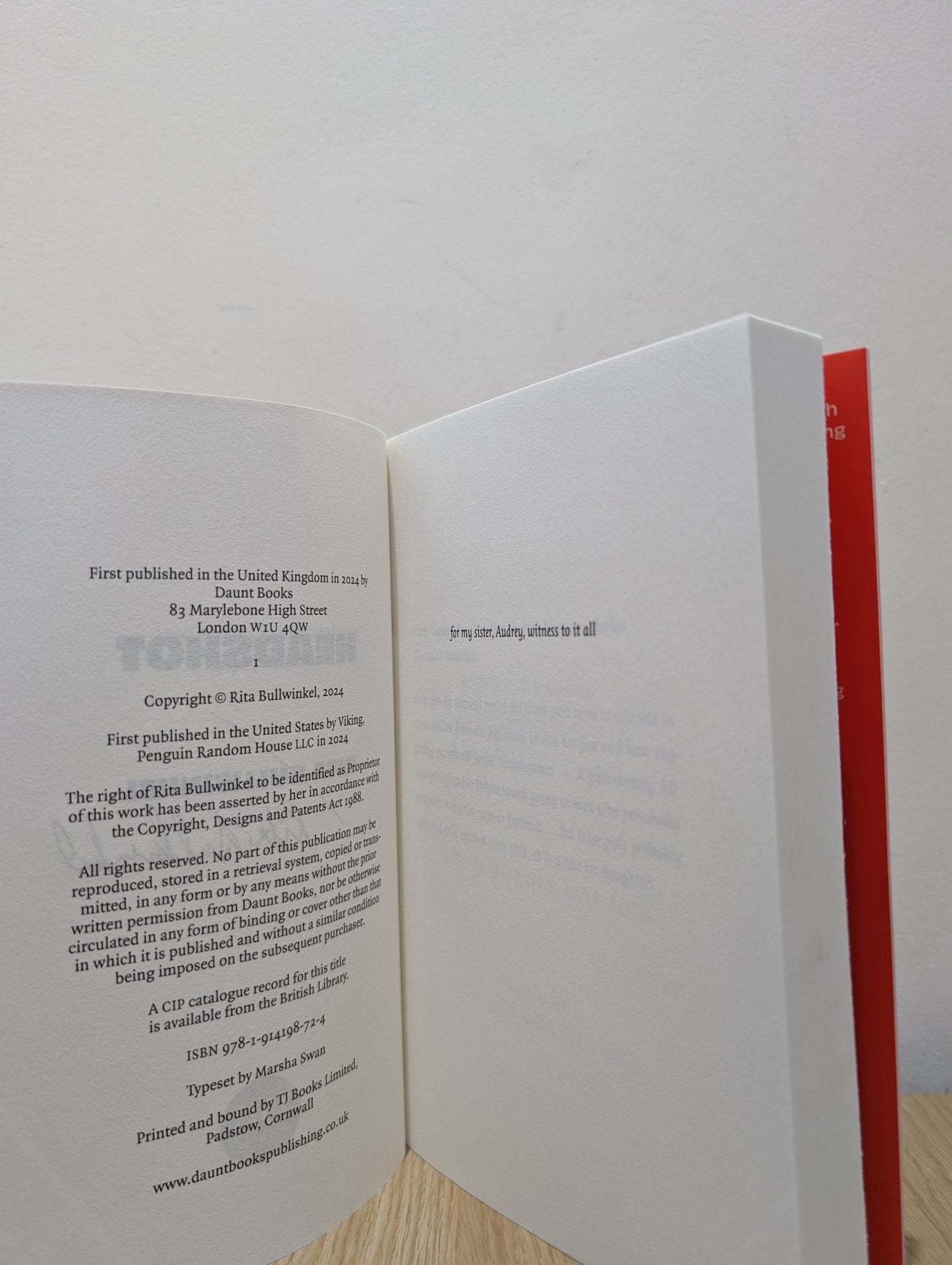 Headshot by Rita Bullwinkel (Signed First Edition) - Fialta Books