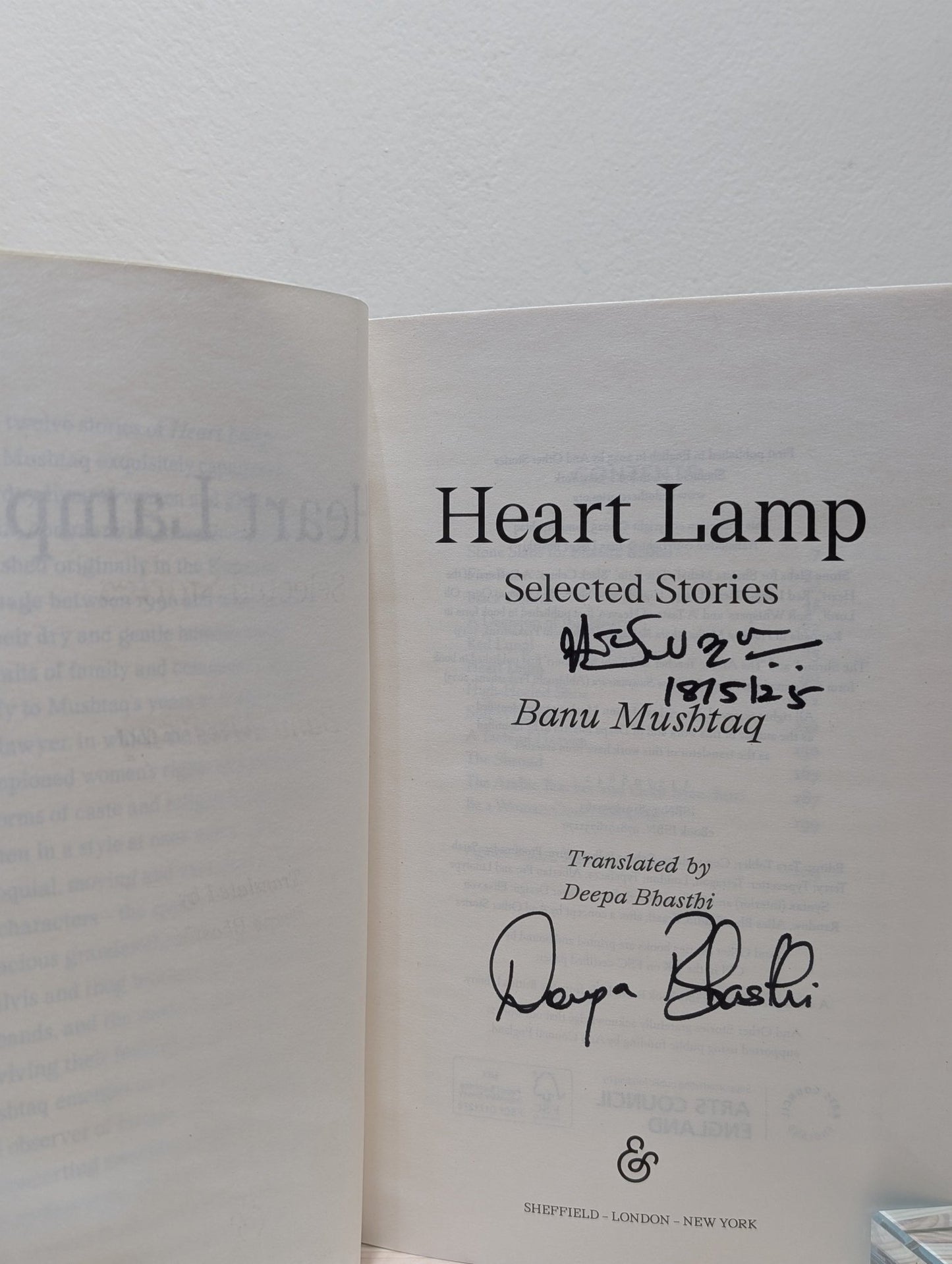 Heart Lamp: Selected Stories by Banu Mushtaq (Double Signed First Edition) - Fialta Books