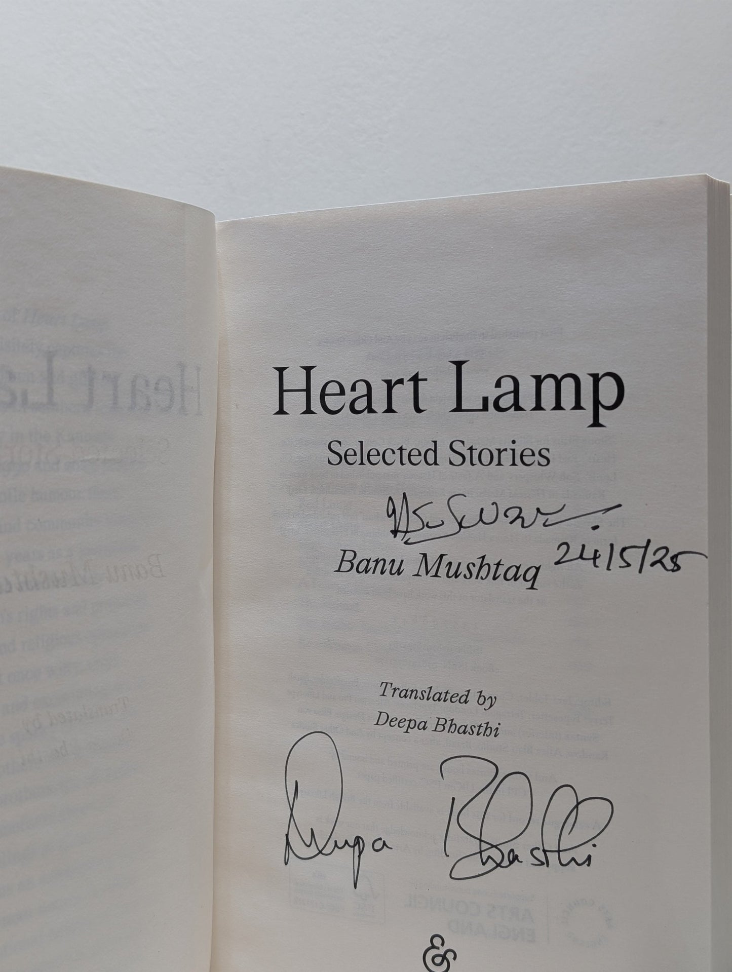 Heart Lamp: Selected Stories by Banu Mushtaq (Signed First Edition) - Fialta Books