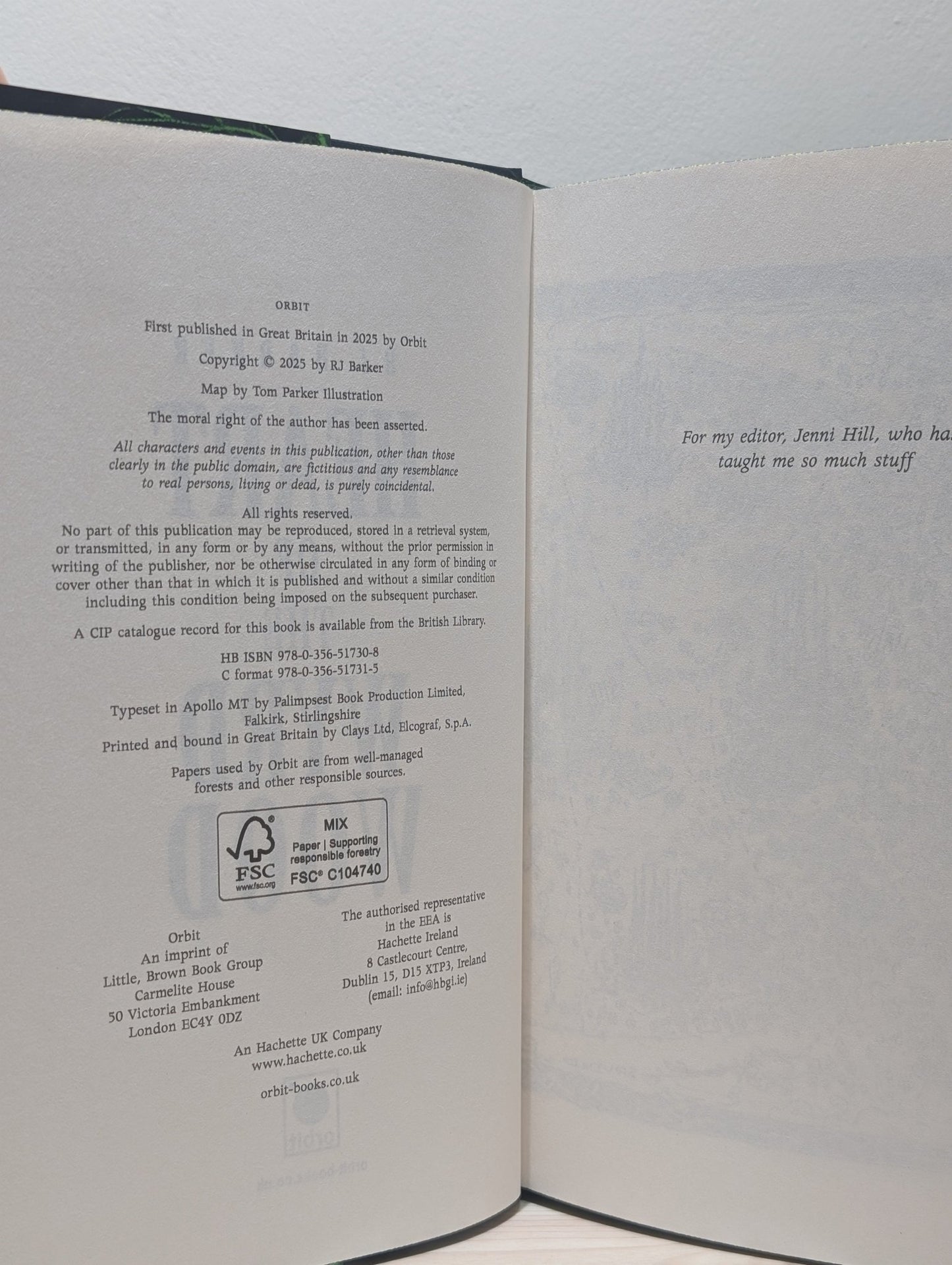 Heart of the Wyrdwood by RJ Barker (Signed Numbered First Edition) - Fialta Books
