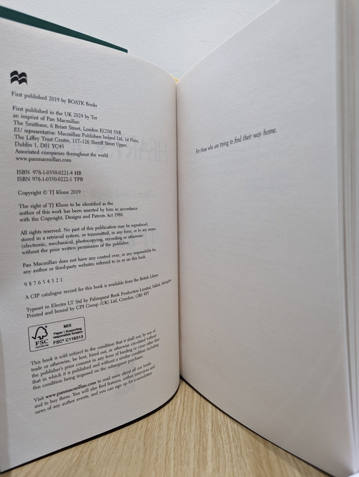 Heartsong: Green Creek 3 by TJ Klune (Signed First Edition) - Fialta Books