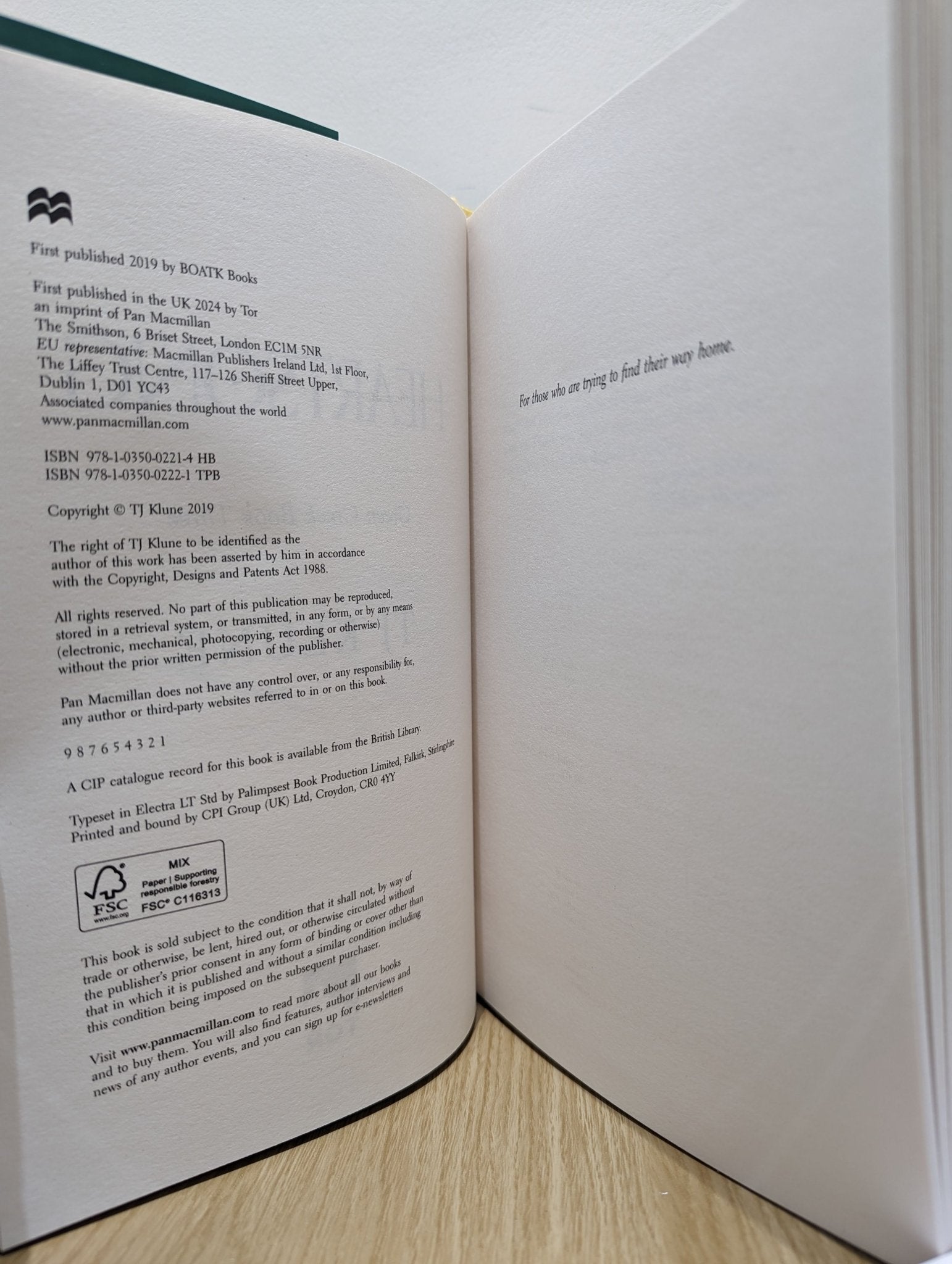 Heartsong: Green Creek 3 by TJ Klune (Signed First Edition) - Fialta Books