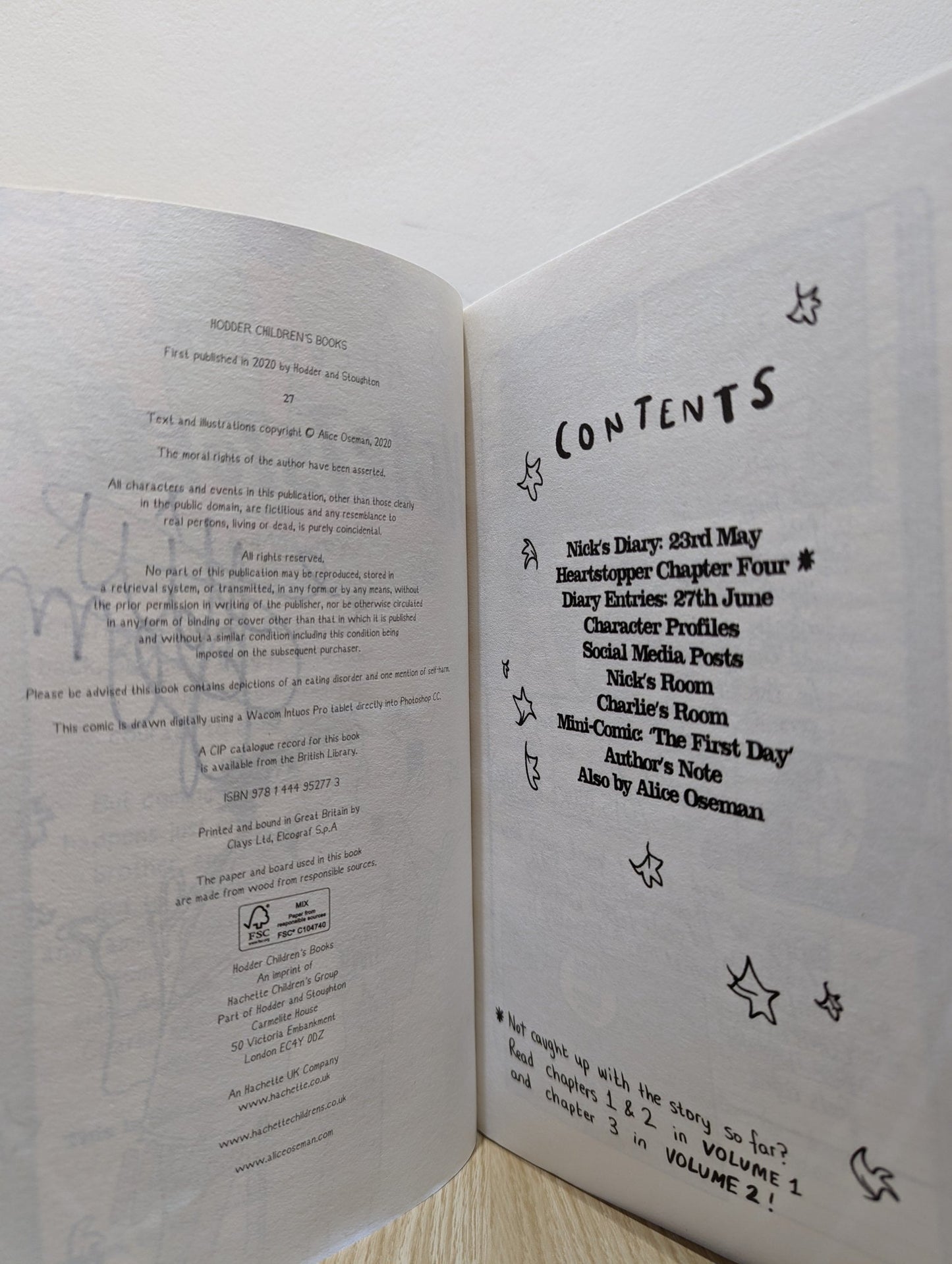 Heartstopper Volume 3 by Alice Oseman (Signed) - Fialta Books