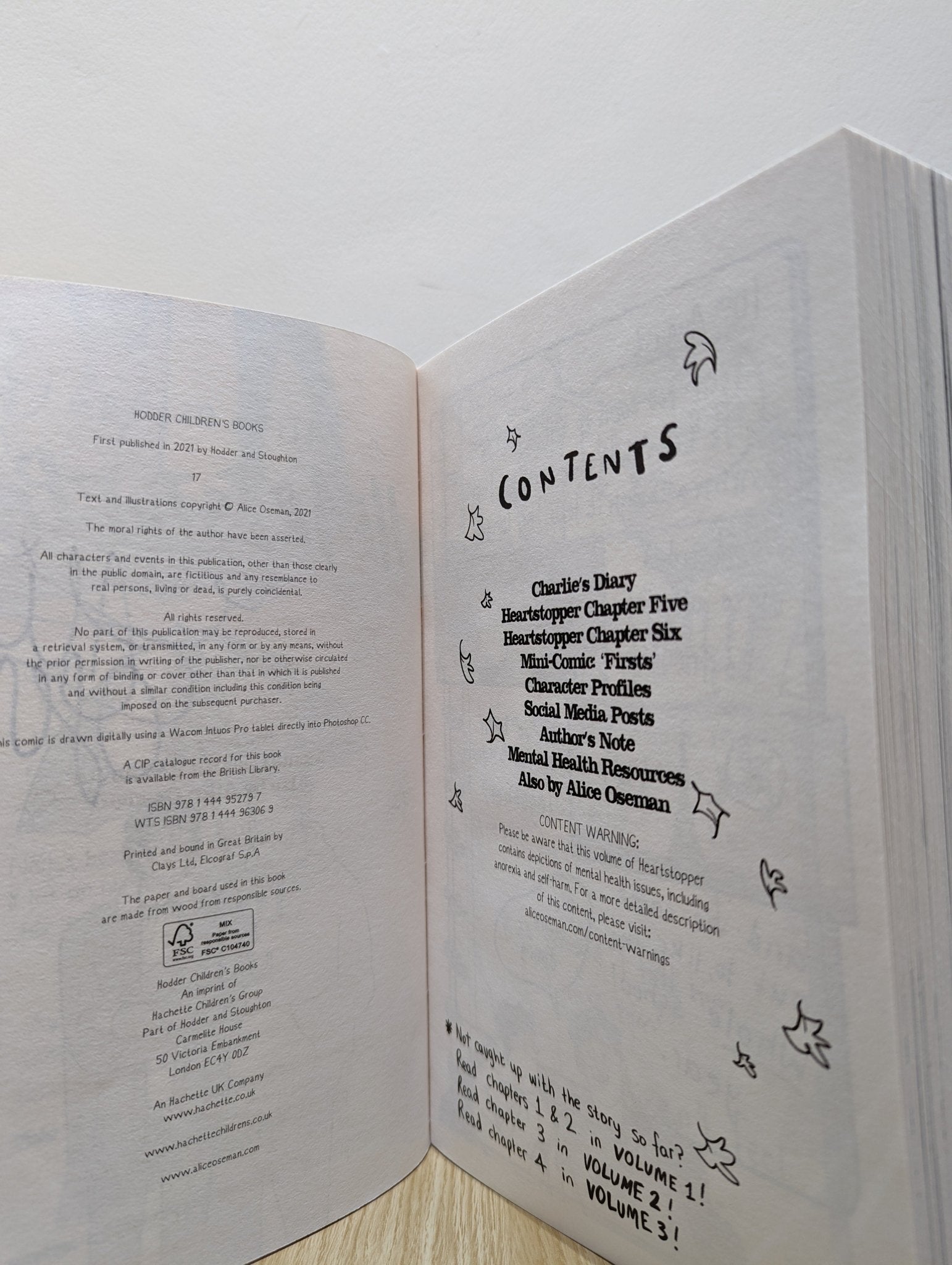 Heartstopper Volume 4 by Alice Oseman (Signed) - Fialta Books