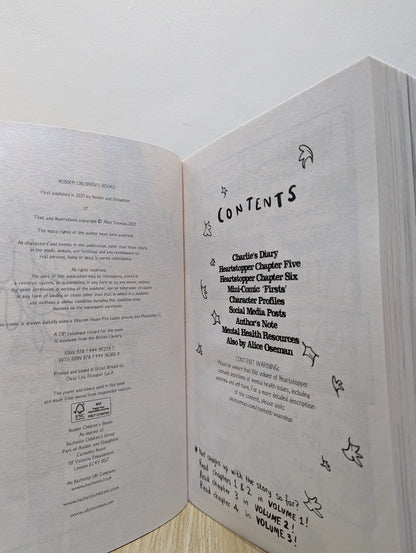 Heartstopper Volume 4 by Alice Oseman (Signed) - Fialta Books