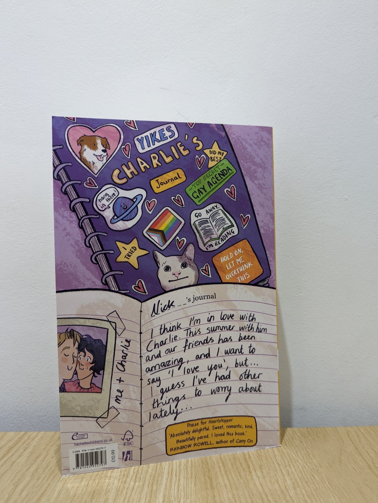 Heartstopper Volume 4 by Alice Oseman (Signed) - Fialta Books