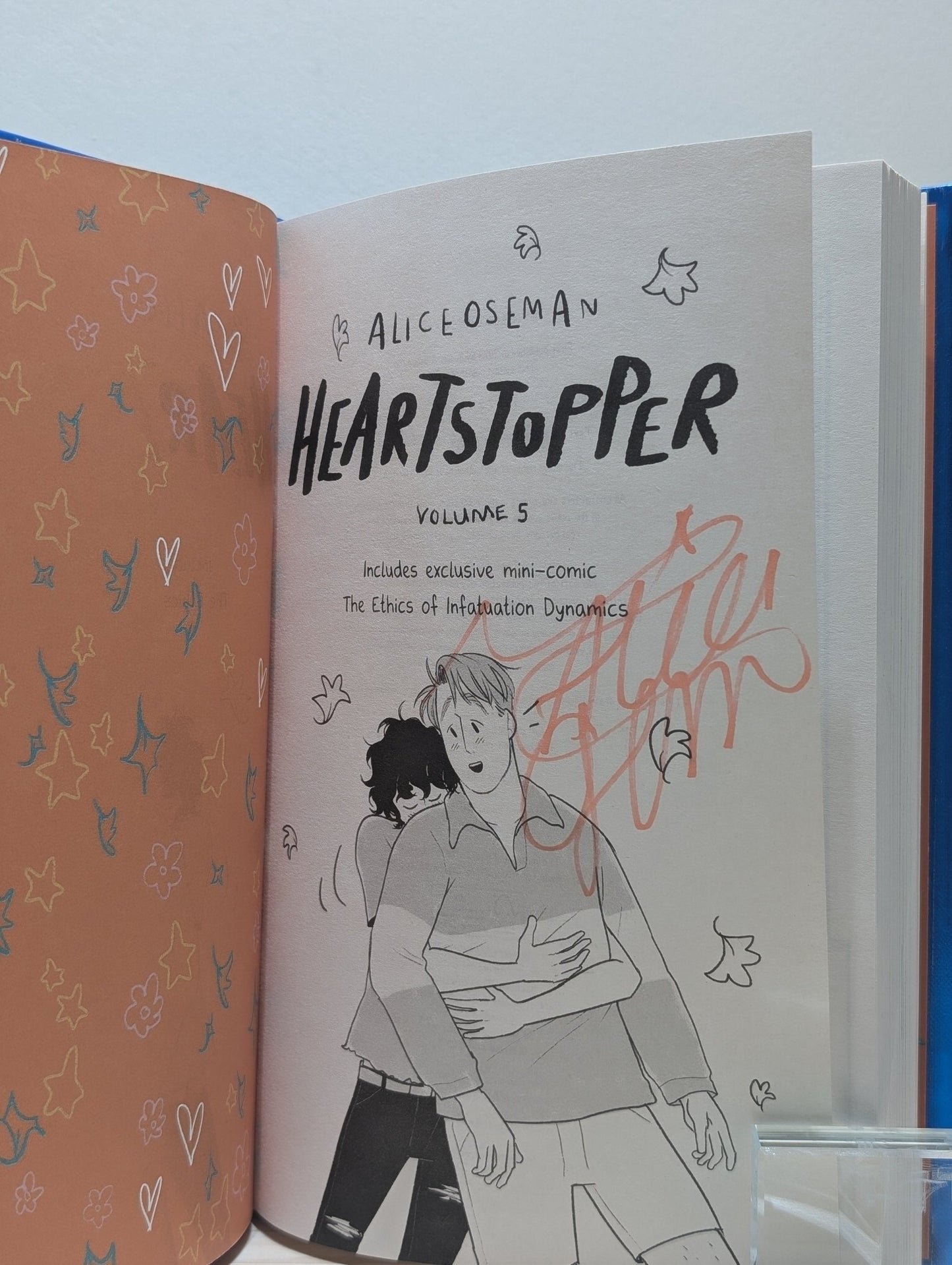 Heartstopper Volume 5 by Alice Oseman (Signed Hardback Edition) - Fialta Books