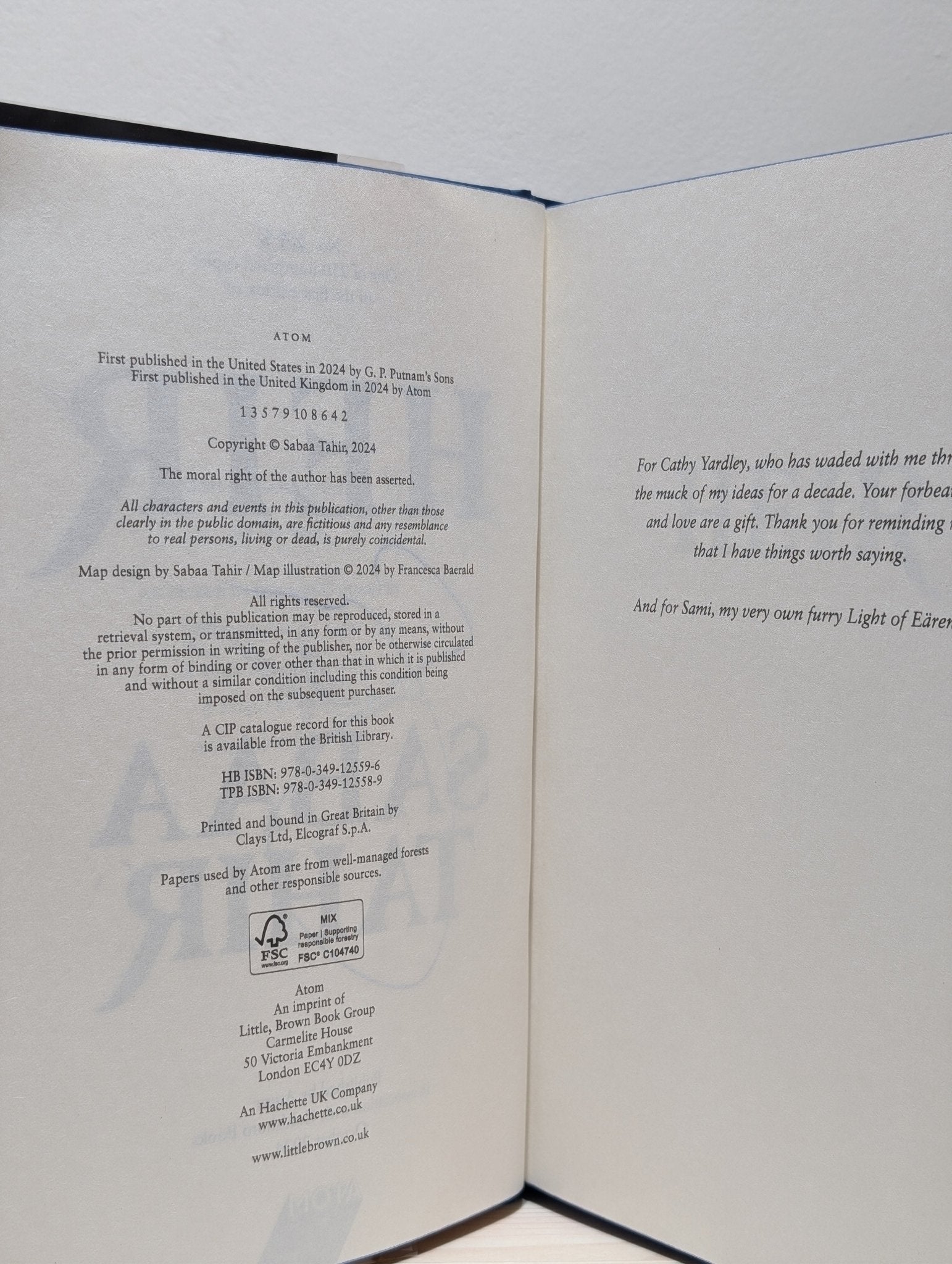 Heir by Sabaa Tahir (Signed Numbered First Edition with sprayed edges) - Fialta Books
