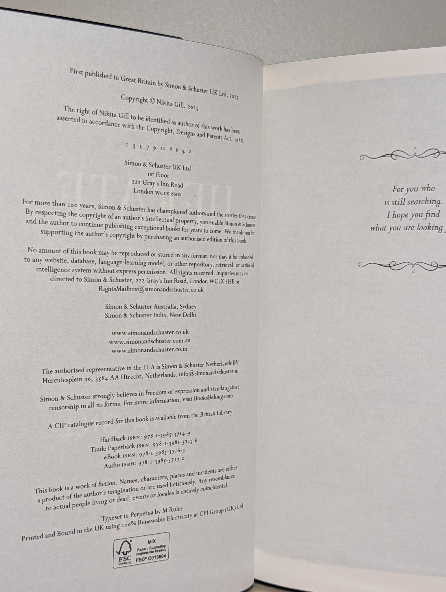 Hekate by Nikita Gill (Signed First Edition with sprayed edges) - Fialta Books