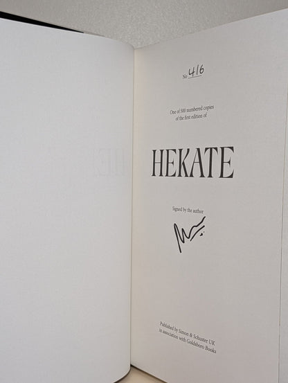 Hekate by Nikita Gill (Signed Numbered First Edition with sprayed edges) - Fialta Books