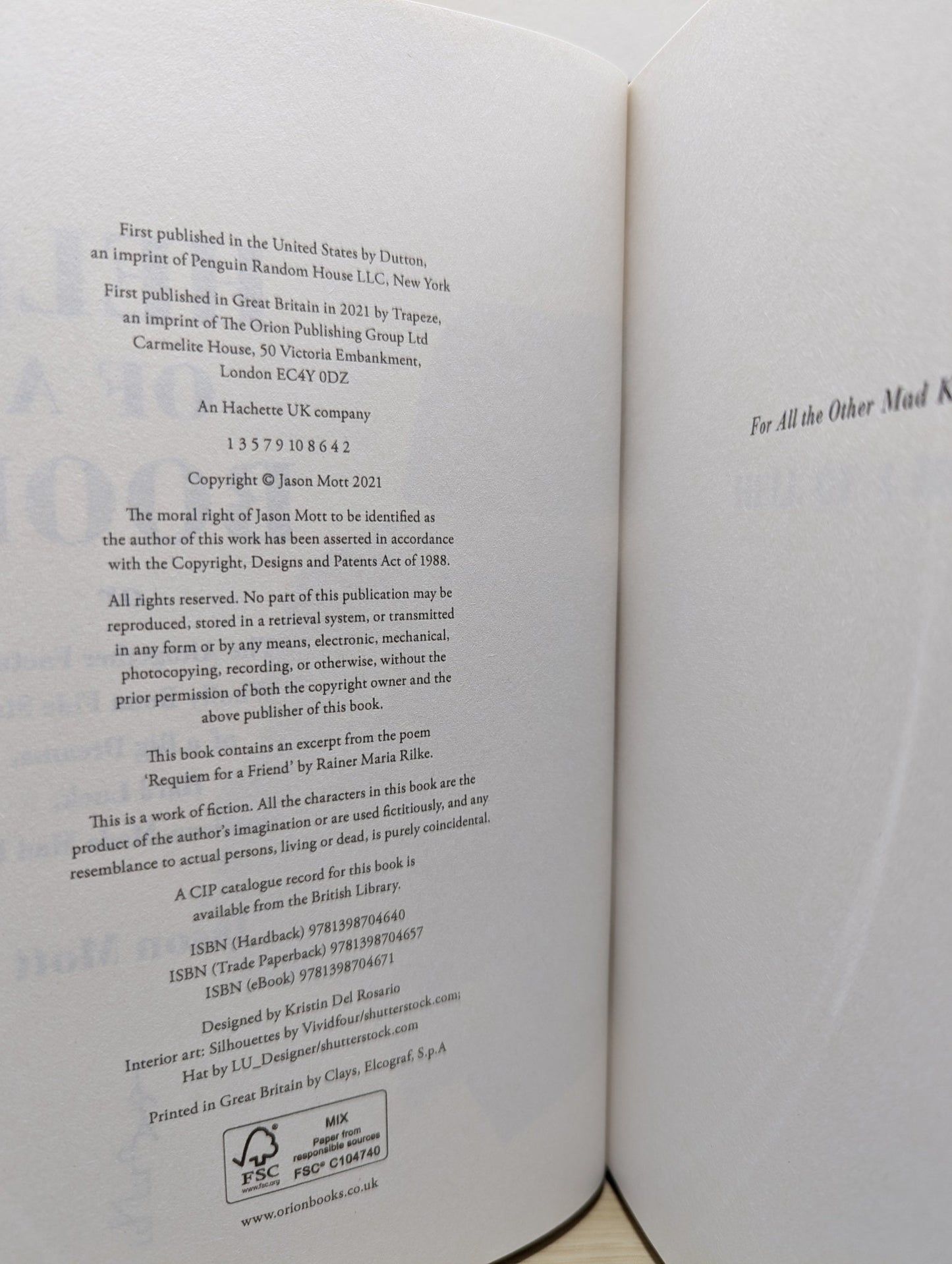 Hell of a Book by Jason Mott - Fialta Books