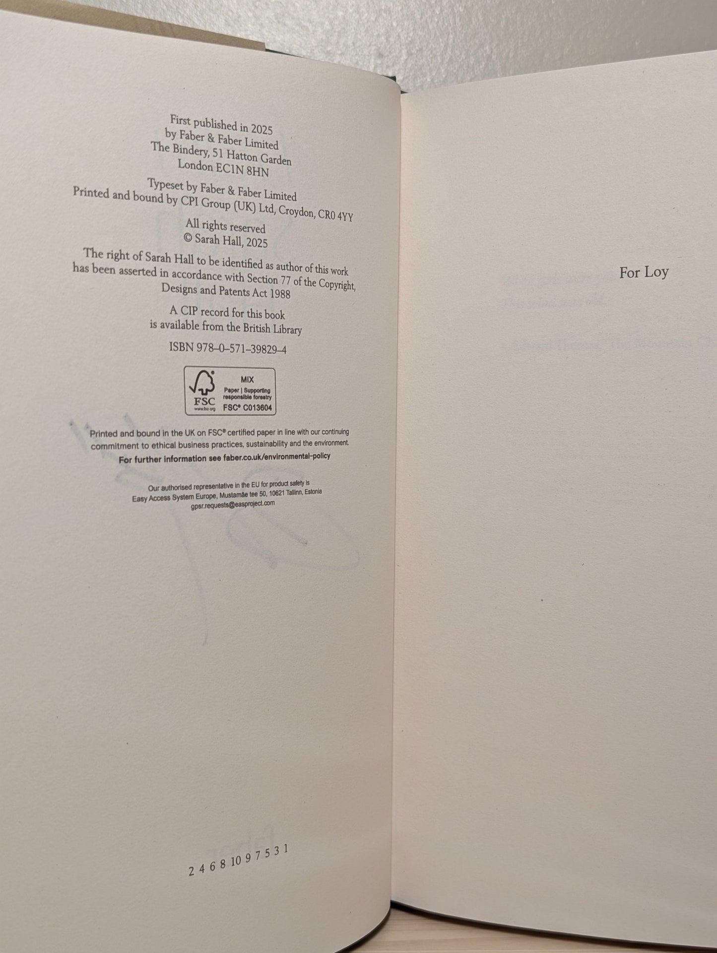 Helm by Sarah Hall (Signed First Edition) - Fialta Books