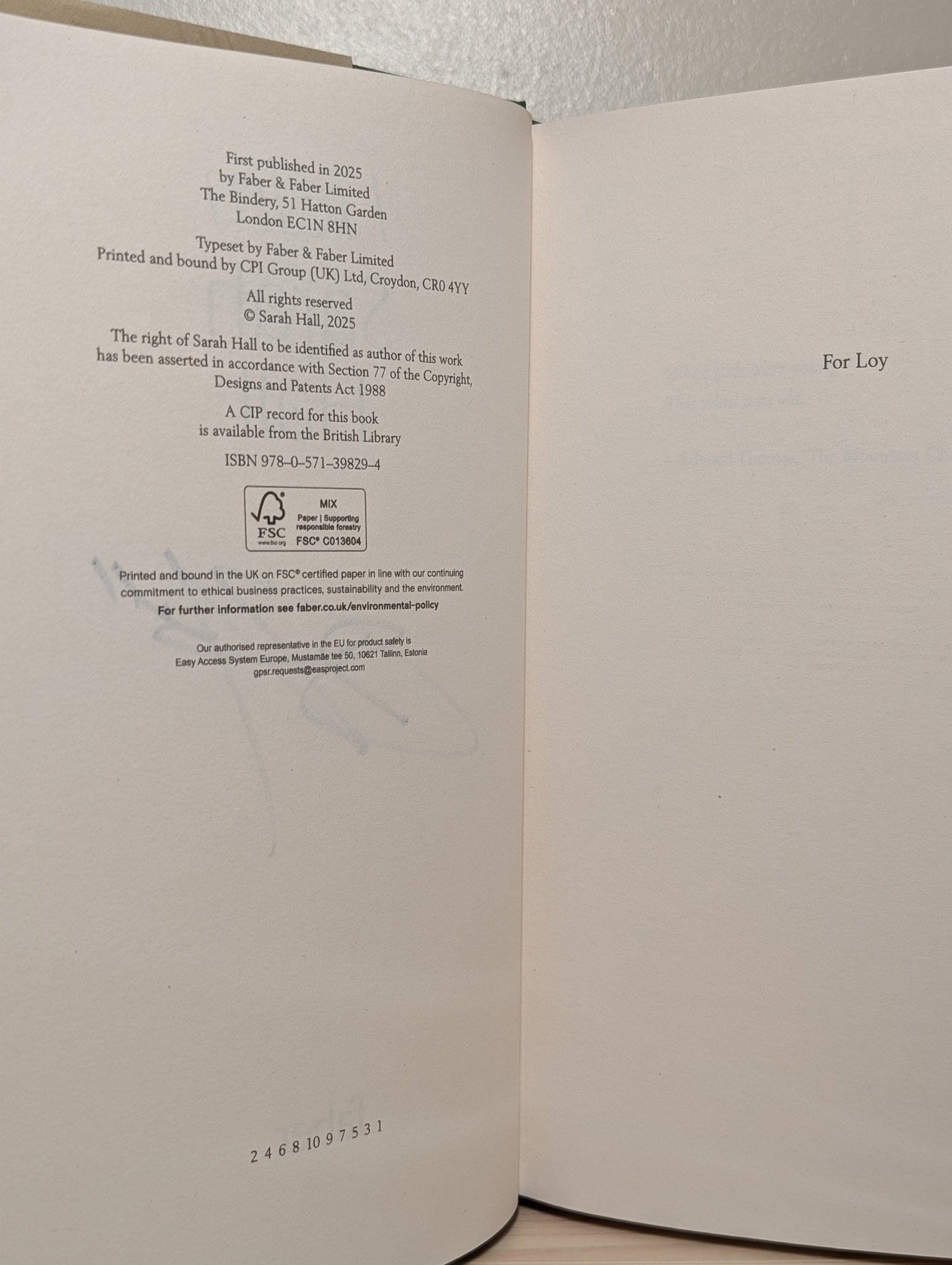 Helm by Sarah Hall (Signed First Edition) - Fialta Books