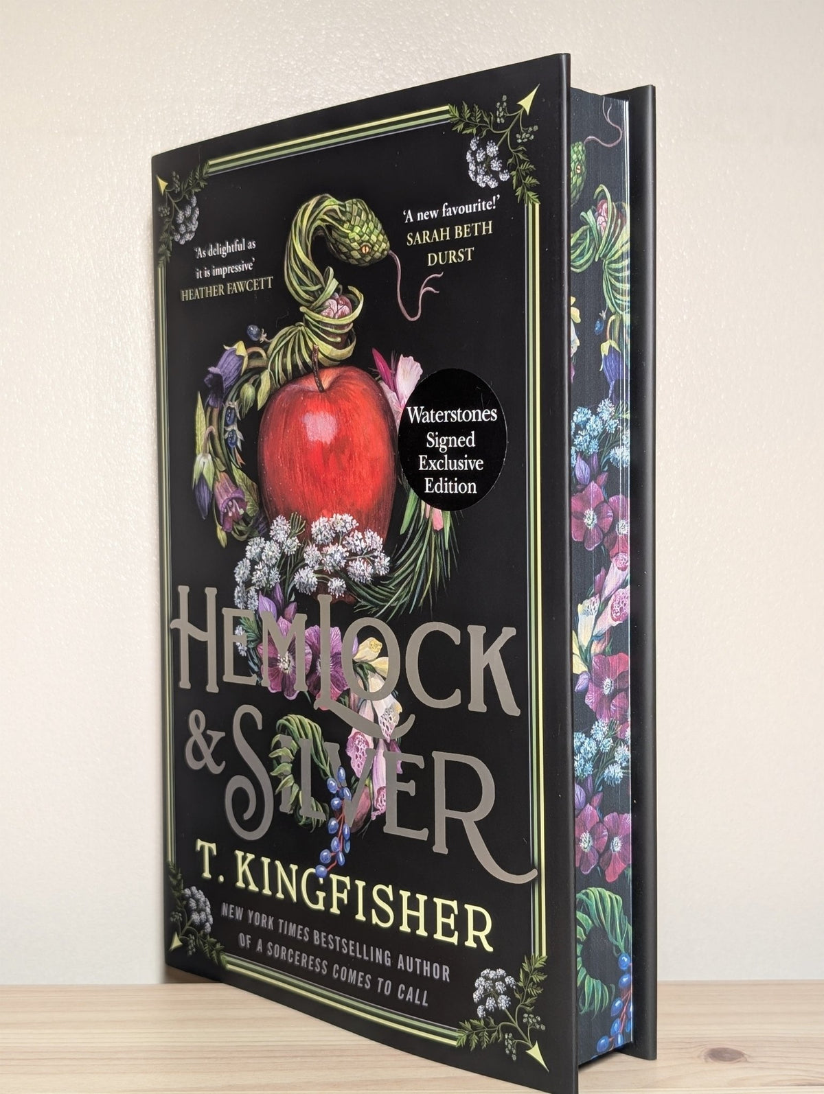 Hemlock & Silver by T. Kingfisher (Signed First Edition with sprayed edges) - Fialta Books