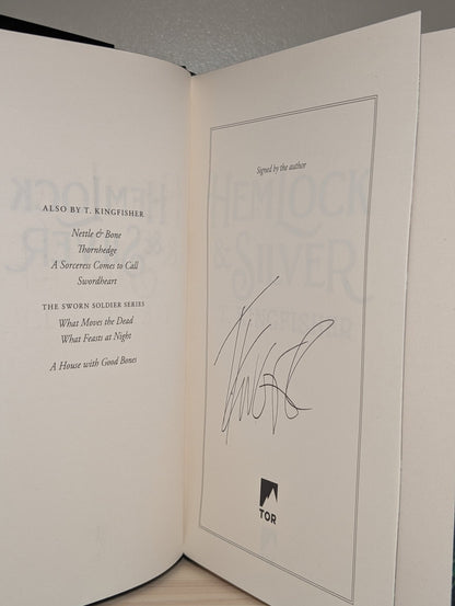 Hemlock & Silver by T. Kingfisher (Signed First Edition with sprayed edges) - Fialta Books