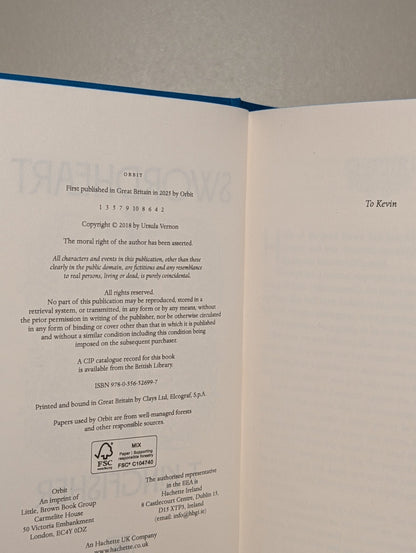 Hemlock & Silver; Swordheart by T. Kingfisher (Signed with sprayed edges) - Fialta Books