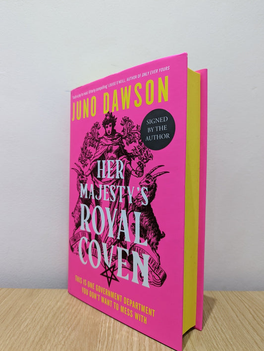 Her Majesty's Royal Coven by Juno Dawson (Signed First Edition with sprayed edges) - Fialta Books