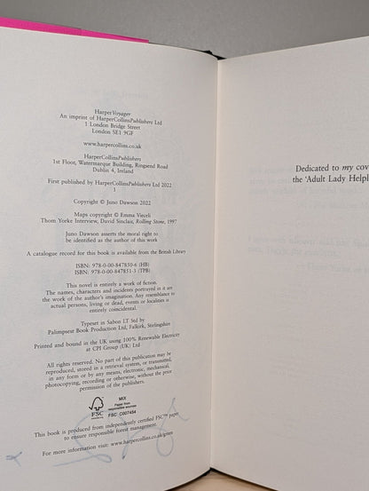 Her Majesty's Royal Coven; The Shadow Cabinet; Human Rites by Juno Dawson (Signed Set with sprayed edges) - Fialta Books