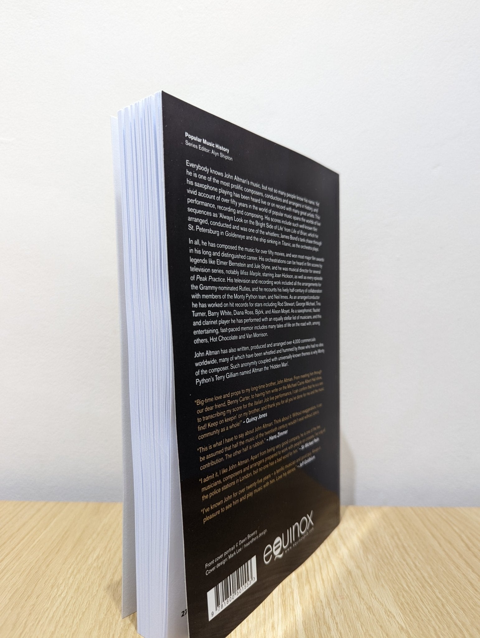 Hidden Man: My Many Musical Lives by John Altman (Signed First Edition) - Fialta Books