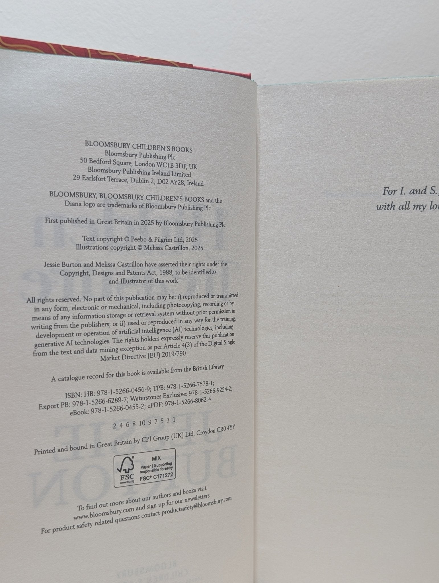 Hidden Treasure by Jessie Burton (Signed First Edition with sprayed edges) - Fialta Books