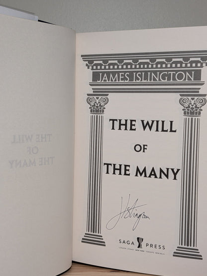 Hierarchy: Will of the Many; Strength of the Few by James Islington (Signed with sprayed edges) - Fialta Books