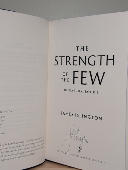 Hierarchy: Will of the Many; Strength of the Few by James Islington (Signed with sprayed edges) - Fialta Books