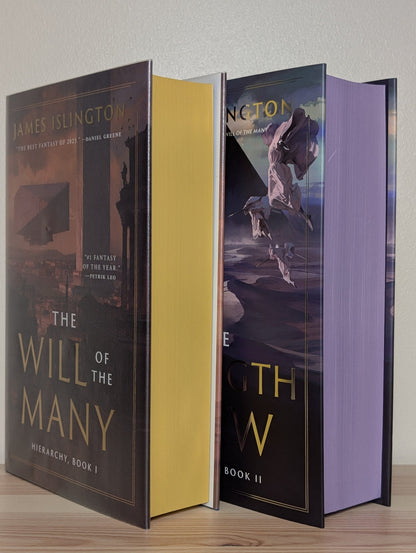 Hierarchy: Will of the Many; Strength of the Few by James Islington (Signed with sprayed edges) - Fialta Books