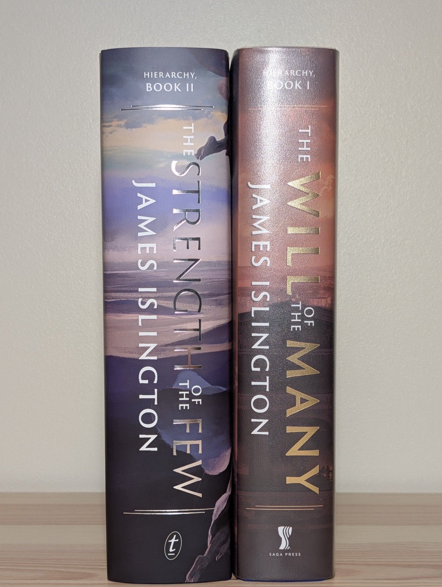 Hierarchy: Will of the Many; Strength of the Few by James Islington (Signed with sprayed edges) - Fialta Books