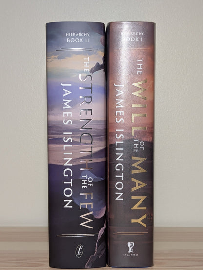 Hierarchy: Will of the Many; Strength of the Few by James Islington (Signed with sprayed edges) - Fialta Books