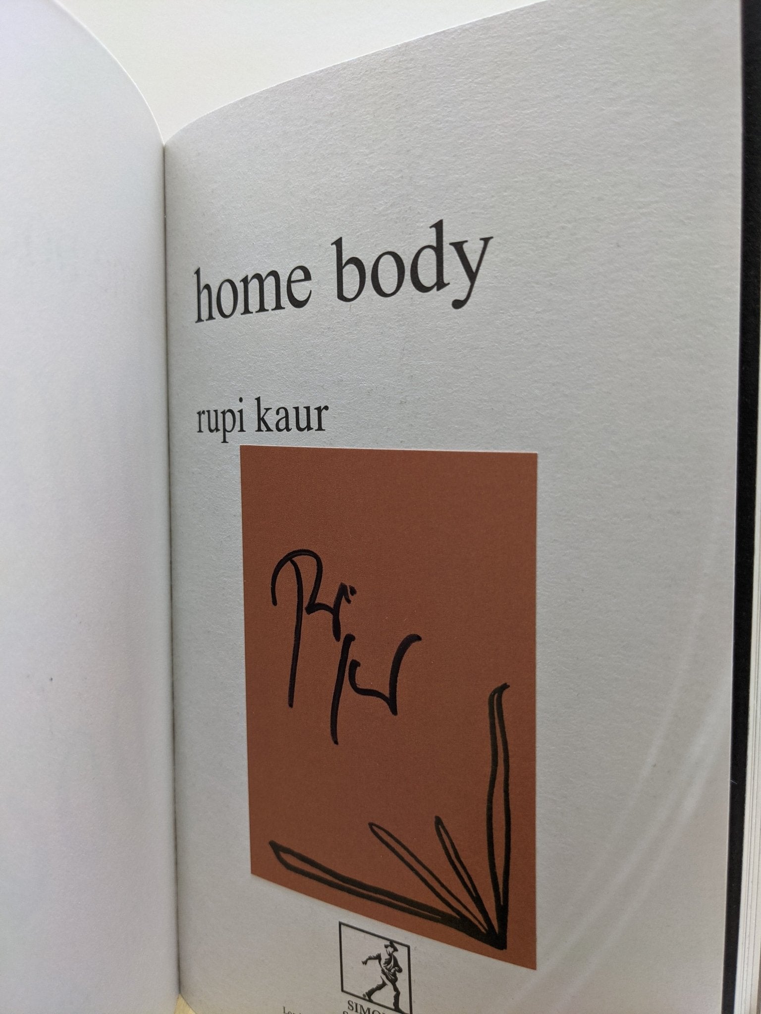 Home Body by Rupi Kaur (Signed First Edition) - Fialta Books