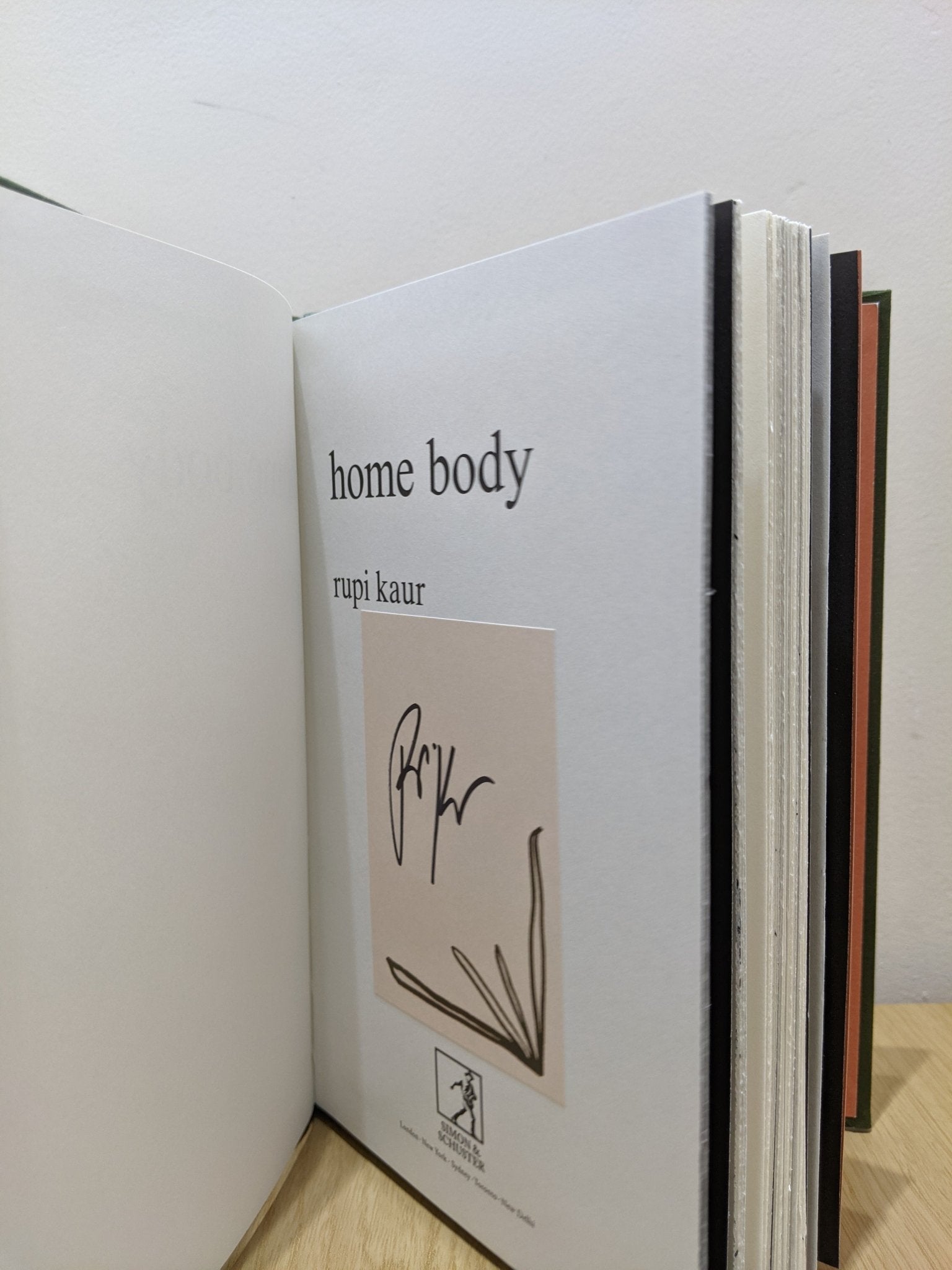 Home Body by Rupi Kaur (Signed First Hardback Edition) - Fialta Books