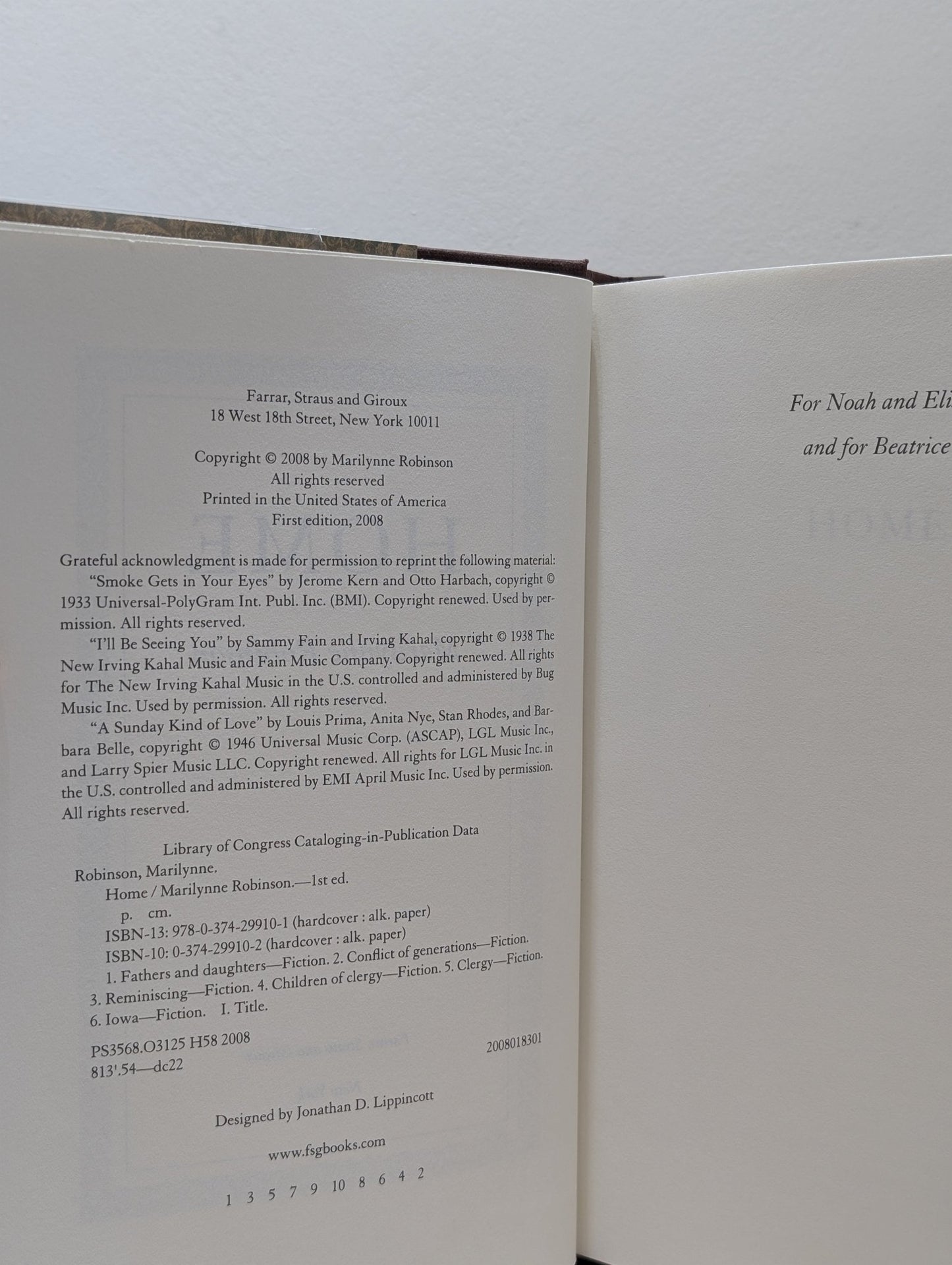 Home by Marilynne Robinson (First Edition) - Fialta Books