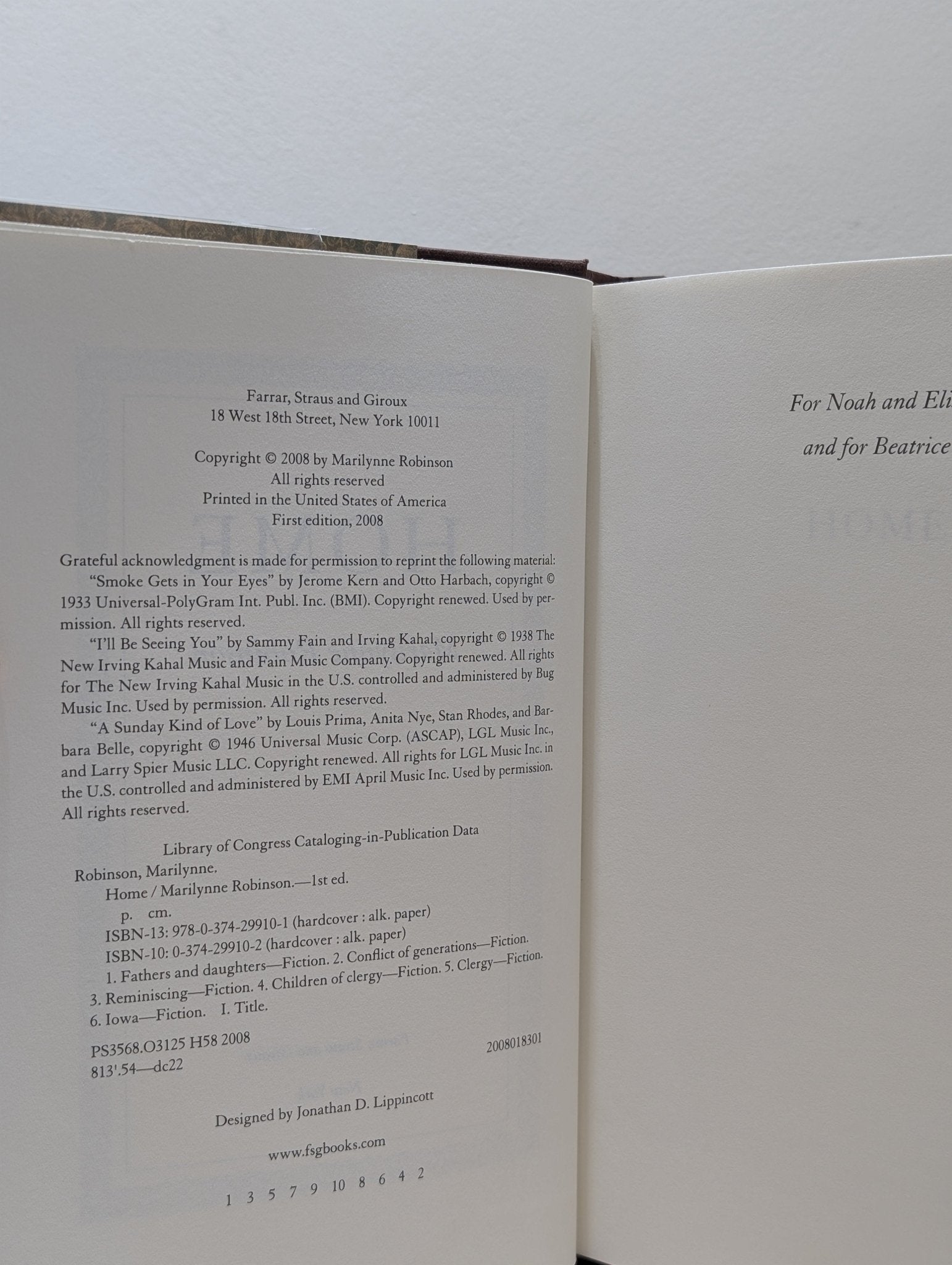 Home by Marilynne Robinson (First Edition) - Fialta Books