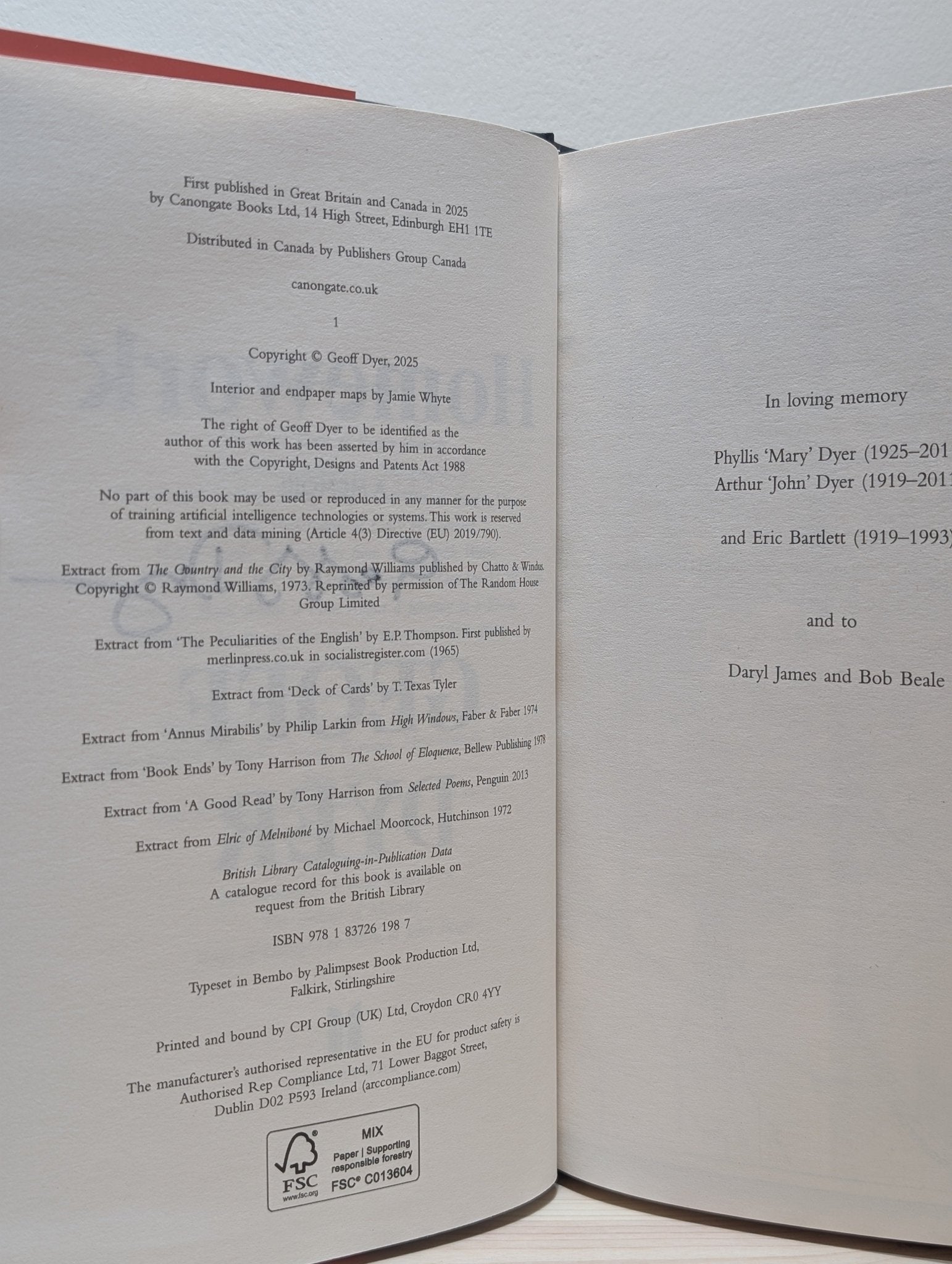 Homework: A Memoir by Geoff Dyer (Signed First Edition) - Fialta Books