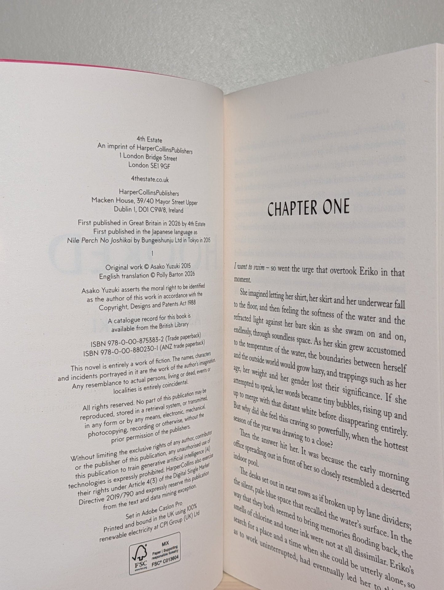 Hooked by Asako Yuzuki (Signed First Edition) - Fialta Books