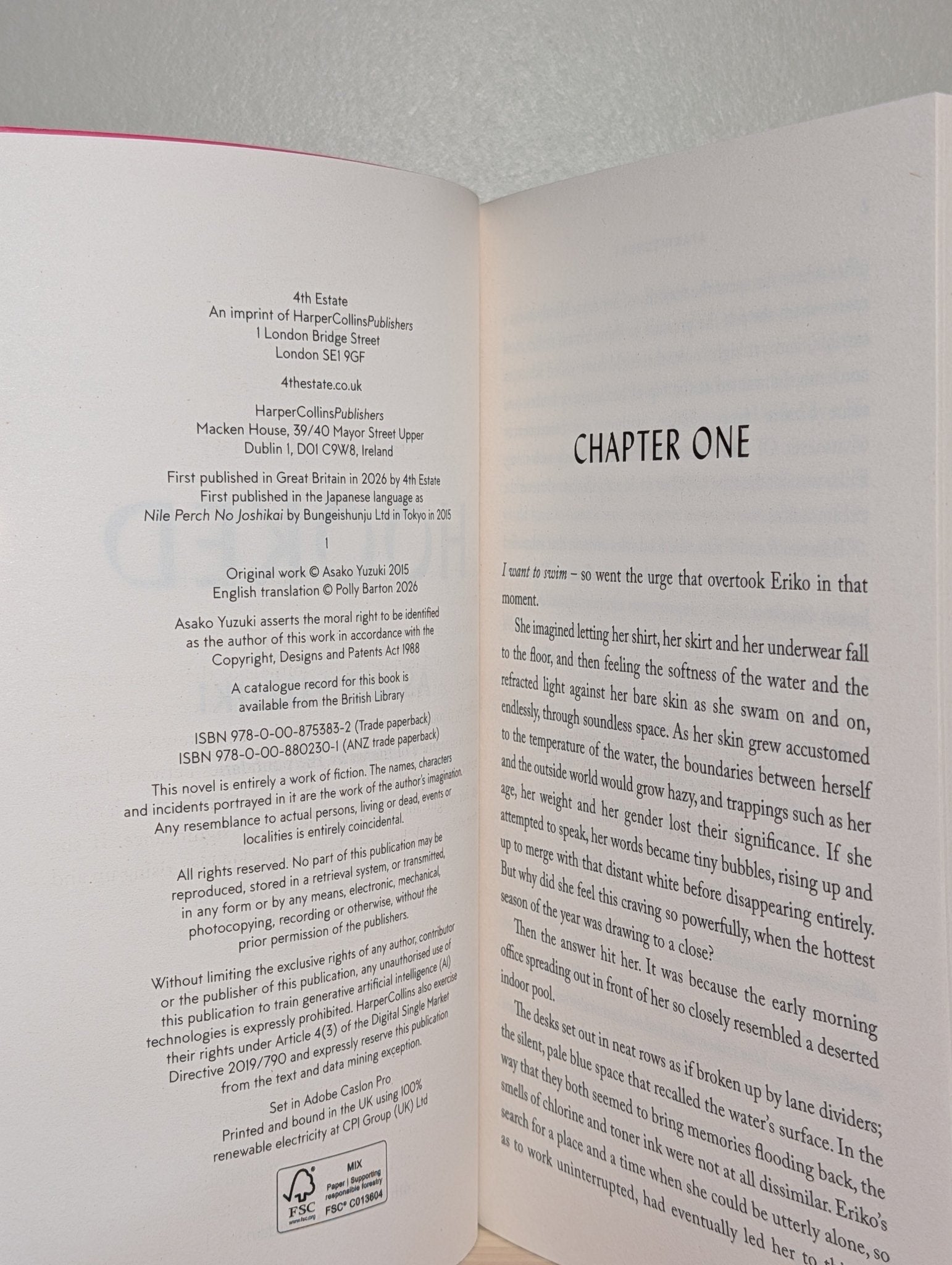 Hooked by Asako Yuzuki (Signed First Edition) - Fialta Books