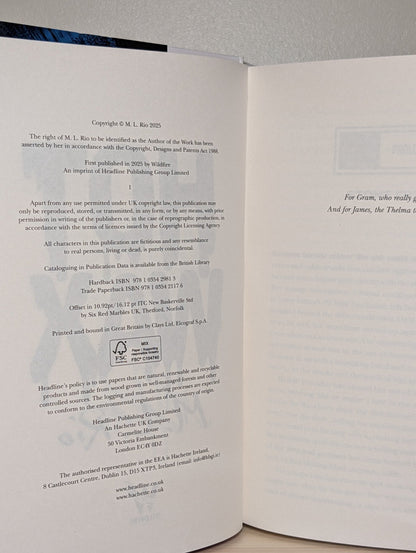 Hot Wax by M.L. Rio (Signed First Edition) - Fialta Books