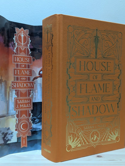House of Flame and Shadow by Sarah J. Maas (sprayed edge edition with page overlays) - Fialta Books