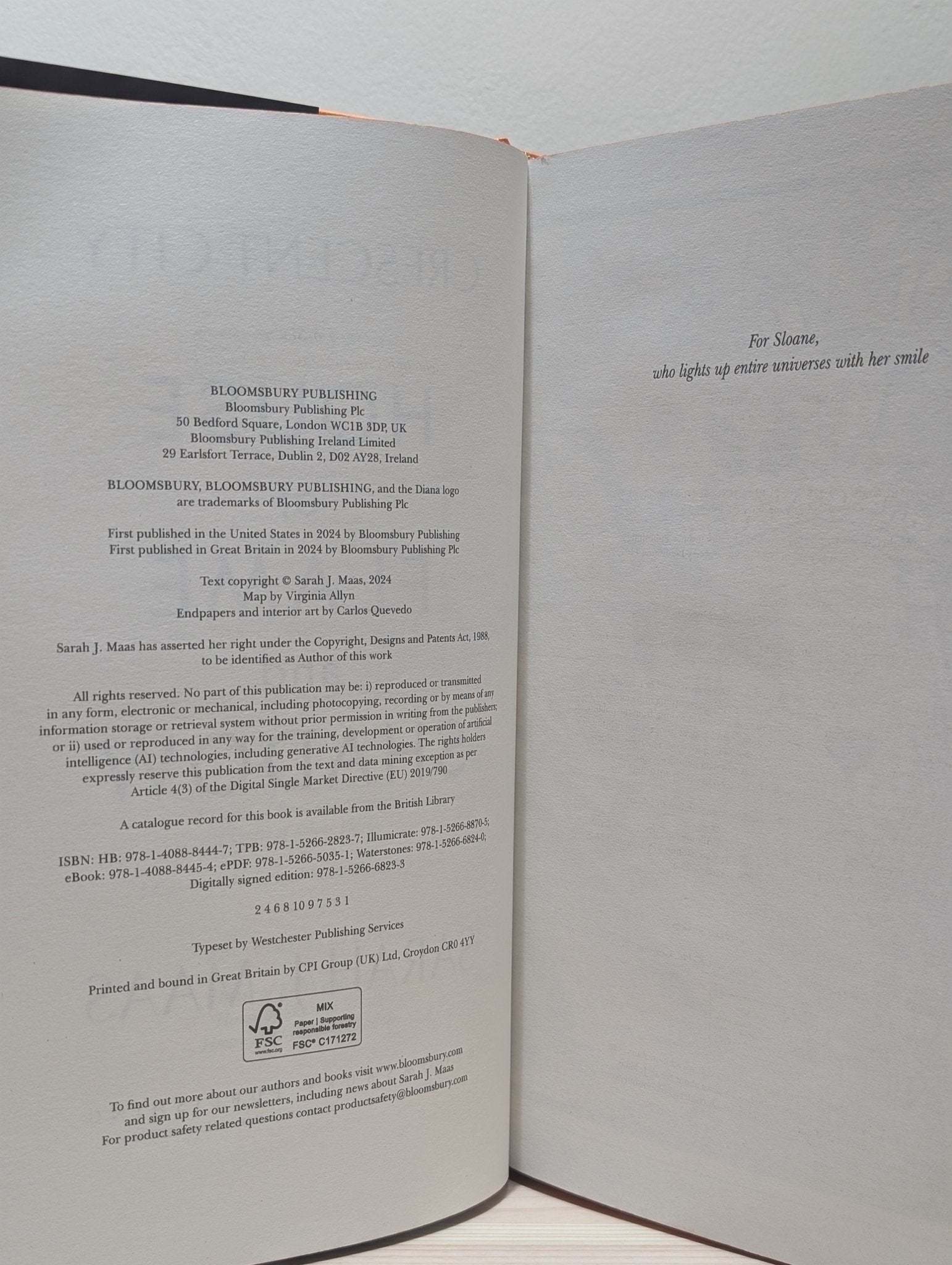 House of Flame and Shadow by Sarah J. Maas (sprayed edge edition with page overlays) - Fialta Books