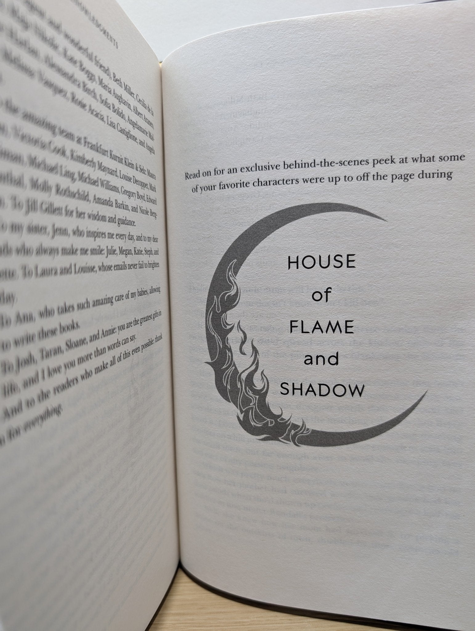 House of Flame and Shadow: Crescent City 3 by Sarah J. Maas (First Edition with extra chapter) - Fialta Books