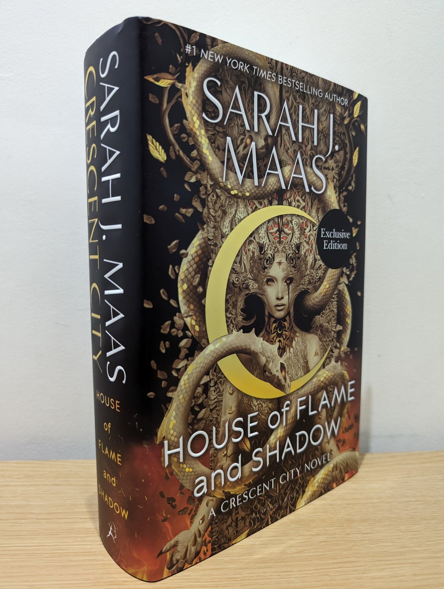 House of Flame and Shadow: Crescent City 3 by Sarah J. Maas (First Edition with extra chapter) - Fialta Books