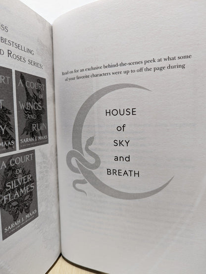 House of Sky and Breath by Sarah J. Maas (First Edition with extra chapter) - Fialta Books